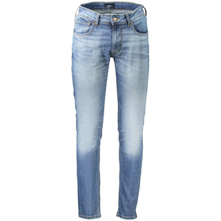 Blue Cotton Men's Jean
