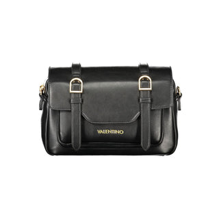 Black Polyurethane Women's Bag