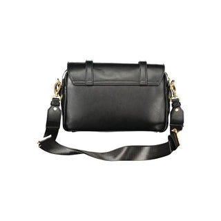 Black Polyurethane Women's Bag