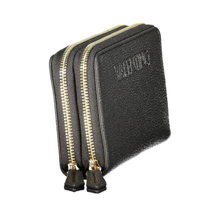 Black Polyurethane Women's Wallet