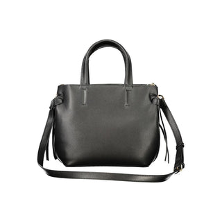 Black Polyurethane Women's Bag