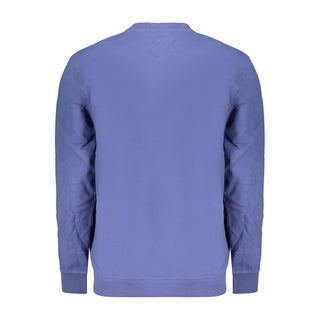 Blue Cotton Men's Sweatshirt
