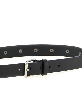 Black Calfskin Regular Belt