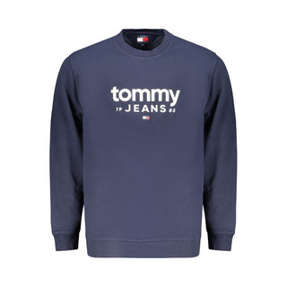 Blue Cotton Men's Sweatshirt