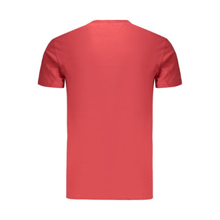 Red Cotton Men's T-Shirt