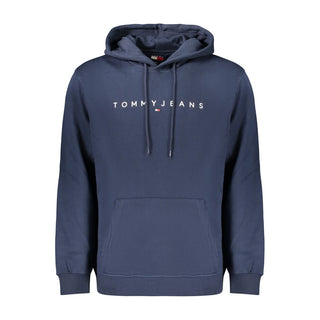 Blue Cotton Mens Sweatshirt