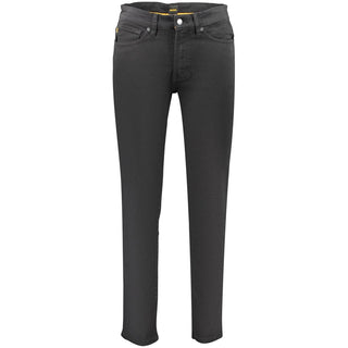 Black Cotton Men's Jeans