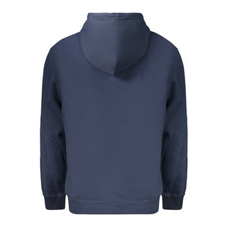 Blue Cotton Mens Sweatshirt