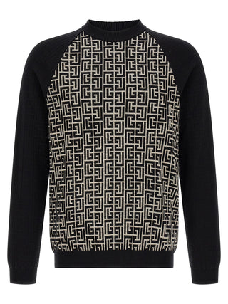Bicolor Cotton Cardigan