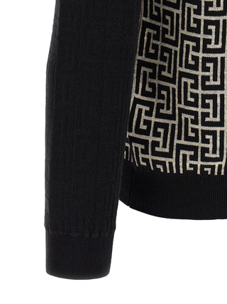 Bicolor Cotton Cardigan
