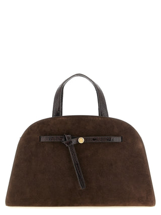 Brown Bovine Leather Crossbody Bag
