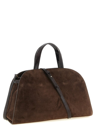 Brown Bovine Leather Crossbody Bag