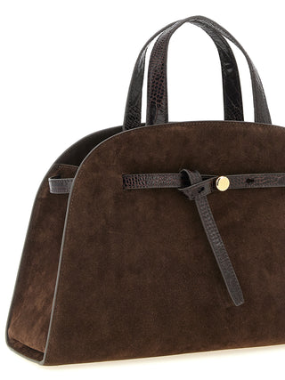 Brown Bovine Leather Crossbody Bag