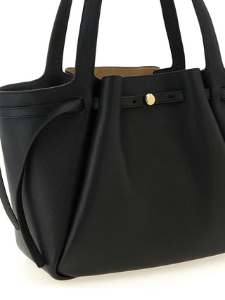 Black Cowhide Tote Bag