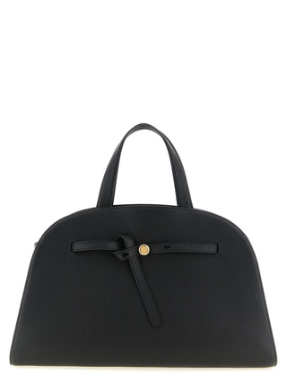 Black Cowhide Crossbody Bag