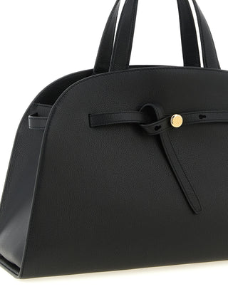 Black Cowhide Crossbody Bag