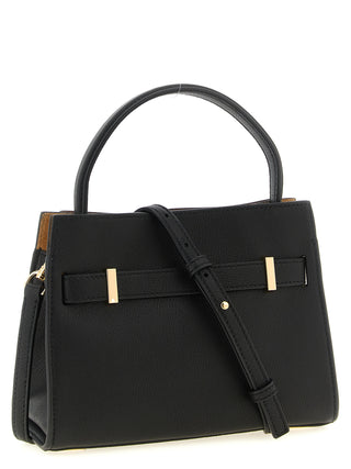 Black Lambskin Crossbody Bag
