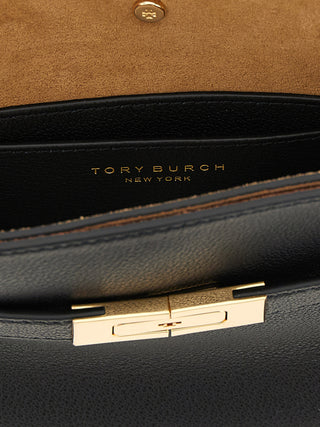 Black Lambskin Crossbody Bag