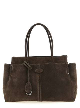 Brown Calfskin Tote Bag