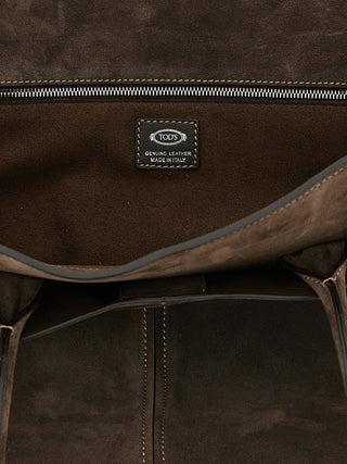 Brown Calfskin Tote Bag