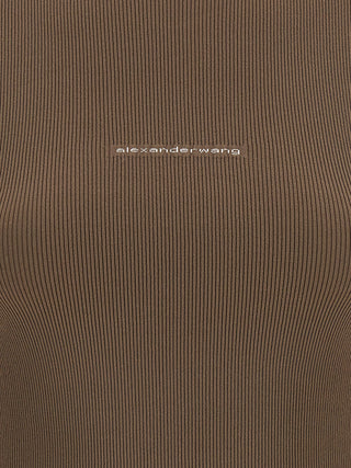 Beige Polyamide Cardigan