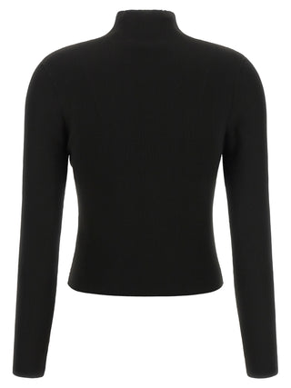 Black Polyamide Cardigan