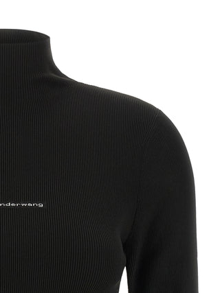 Black Polyamide Cardigan