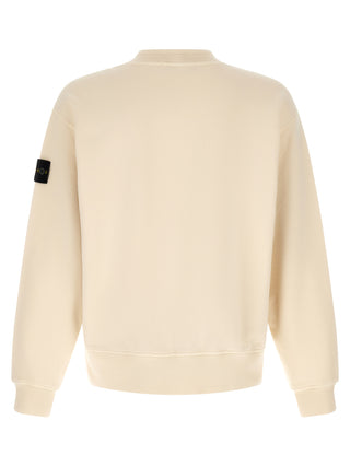 White Cotton Sweatshirt