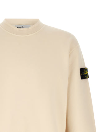 White Cotton Sweatshirt