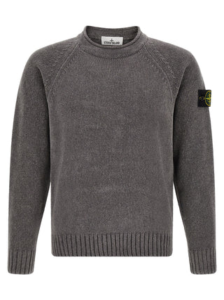 Gray Cotton Cardigan