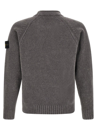 Gray Cotton Cardigan