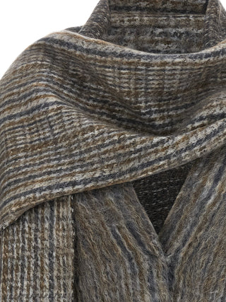 Gray Wool Cardigan