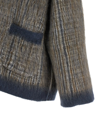 Gray Wool Cardigan
