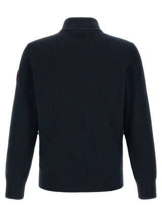 Black Wool Full-Length Jacket