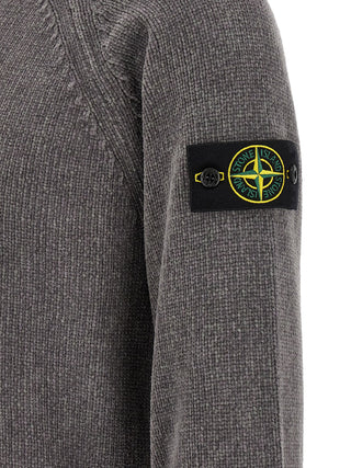 Gray Cotton Cardigan