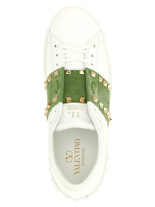 Bicolor Calfskin Low Top Sneakers