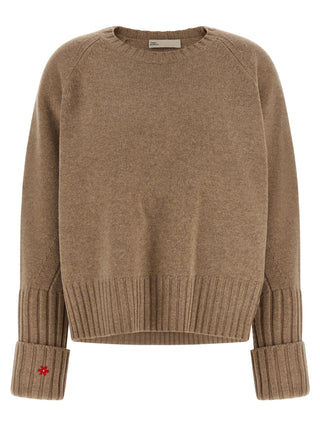 Beige Wool Cardigan
