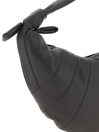 Brown Calfskin Shoulder Bag