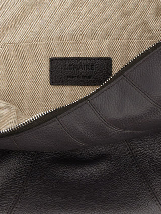Brown Calfskin Shoulder Bag