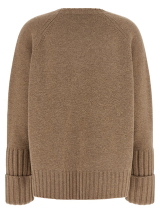 Beige Wool Cardigan