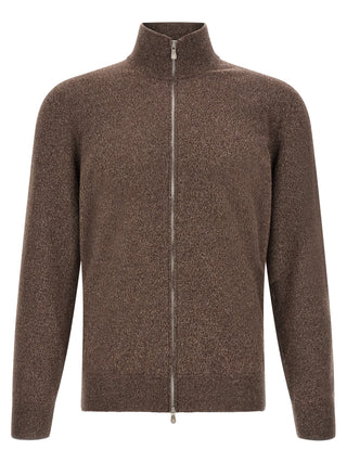 Brown Cashmere Cardigan