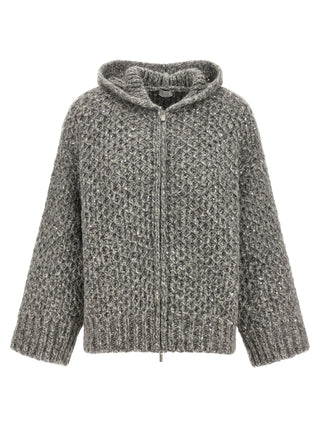 Gray Wool Cardigan