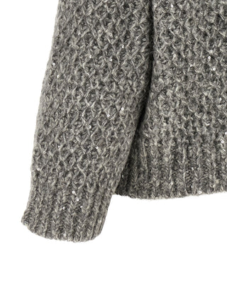 Gray Wool Cardigan