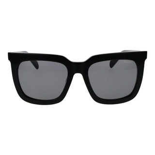 Schwarze Acetat-Sonnenbrille