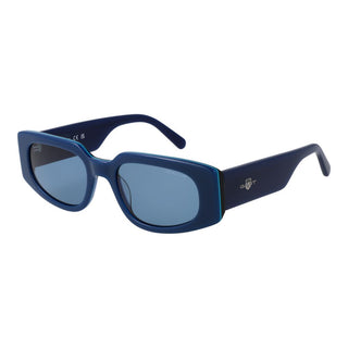 Blaue Azetat-Sonnenbrille