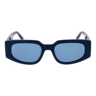 Blaue Azetat-Sonnenbrille
