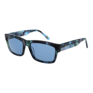 Blaue Azetat-Sonnenbrille