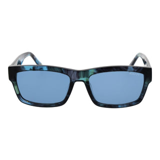 Blaue Azetat-Sonnenbrille