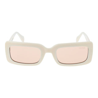 Gafas de sol beige de plástico