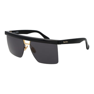 Gafas de sol negras de acero inoxidable